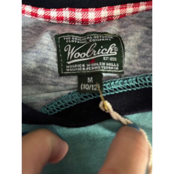 NWT Woolrich Striped Short Sleeve Shirt - Picture 4 of 5